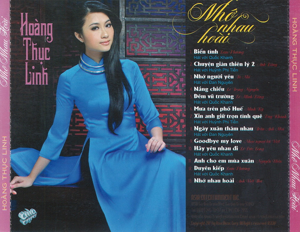 Bộ 5 đĩa CD nhạc Hoàng Thục Linh 1