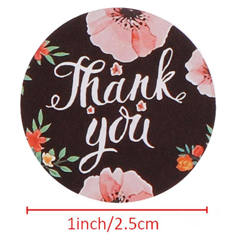 K&K ✾ SET 100 MIẾNG DÁN IN CHỮ THANK YOU