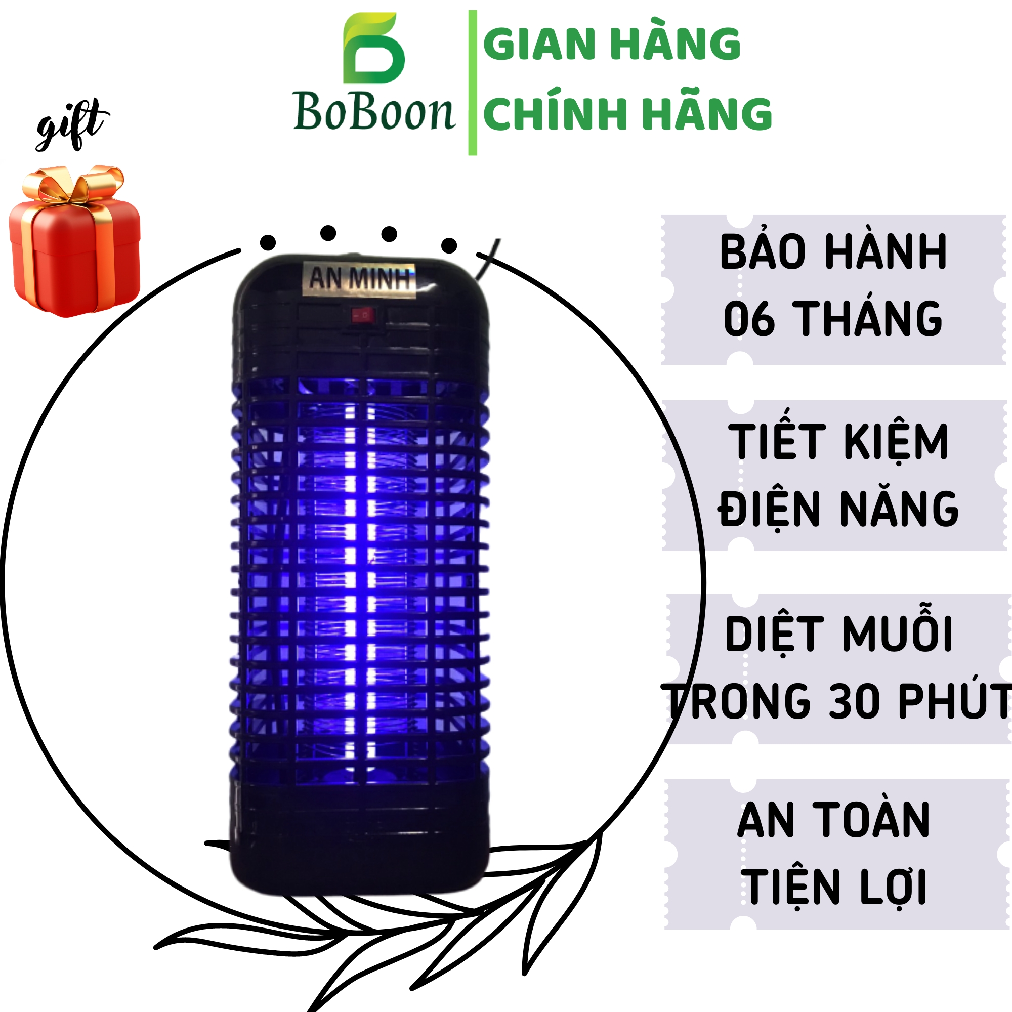Đèn bắt muỗi và diệt muỗi bảo hành 06 tháng