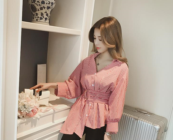 Áo sơ mi nữ dáng dài đẹp A17