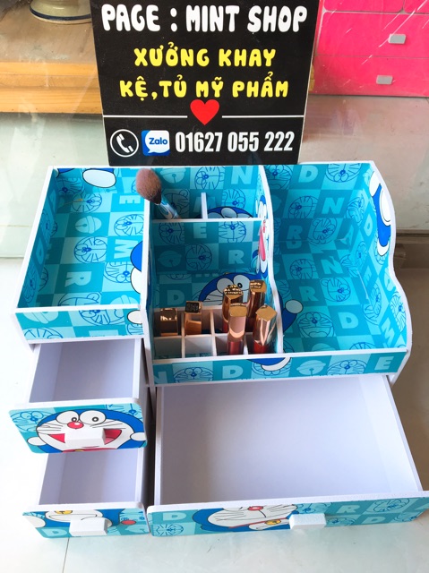 Kệ mỹ phẩm max 35cm doraemon