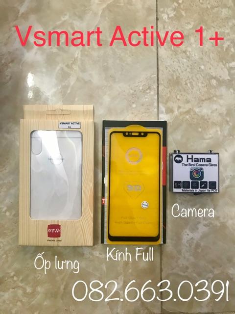 Combo phụ kiện Vsmart Active 1+ (active 1 plus) - ốp - kính - camera