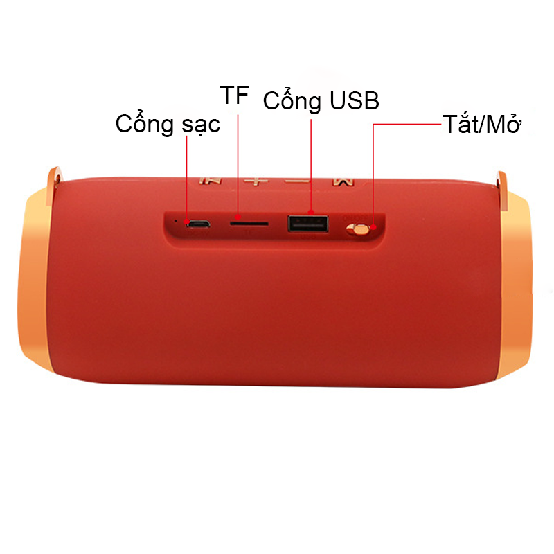 Loa Nghe Nhạc Bluetooth Không Dây Bass Êm Trầm Ấm Âm Thanh Chuyên Nghiệp - Hàng Chính Hãng PKCB