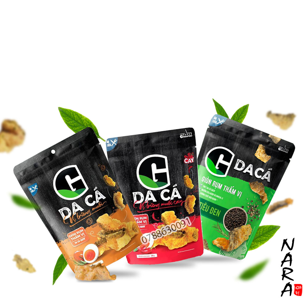 Da cá trứng muối G Kitchen bịch 25G