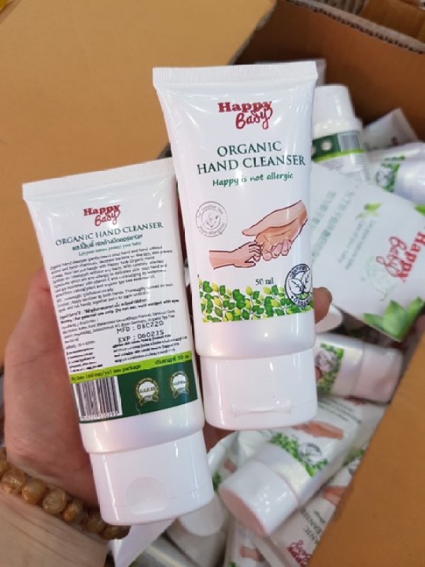 Gel Rửa Tay Cho Bé Happy Baby Organic Hand Cleanser