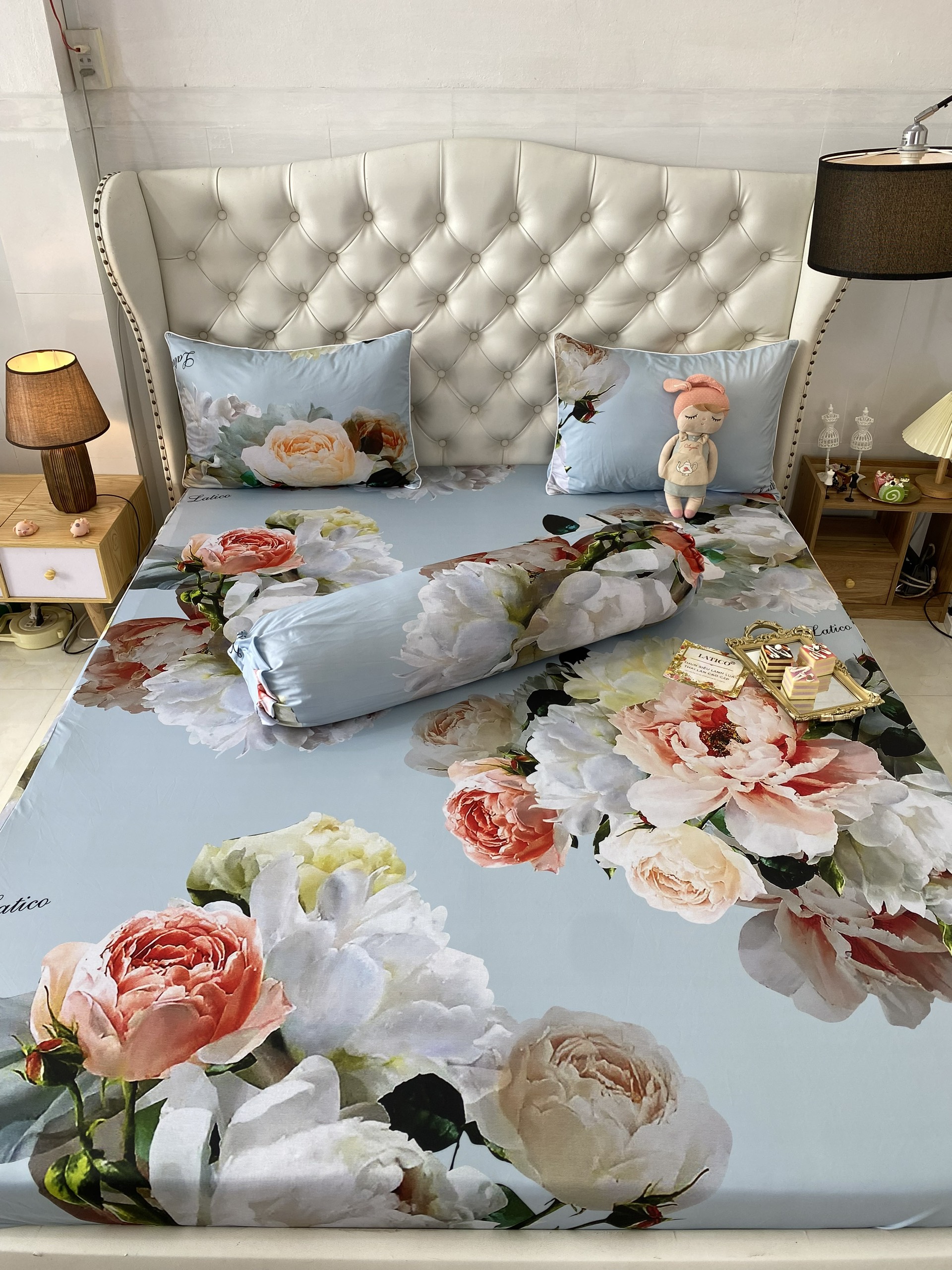 THUN LATICO - BỘ GA SIÊU LẠNH LỤA - THÁI LAN CAO CẤP MỚI (ÔM KHOÁ KÉO)