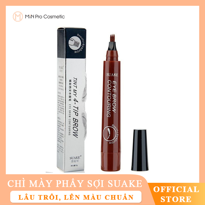 Chì mày phẩy sợi Suake Tint My 4 Tip Brown