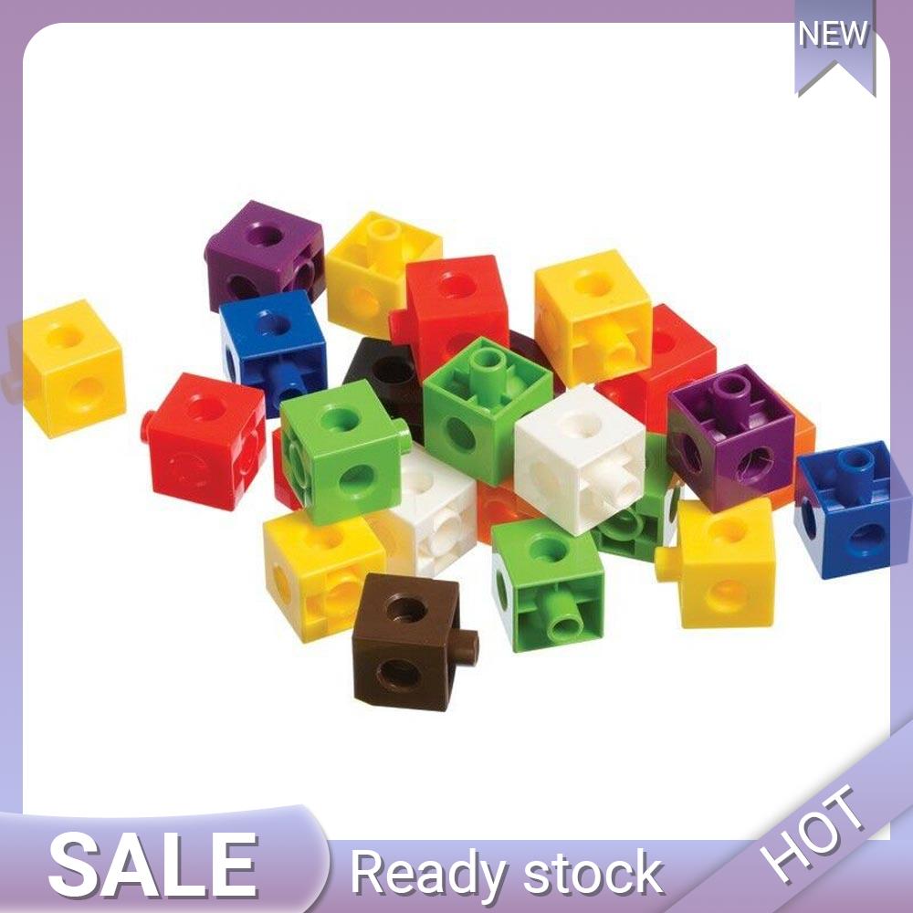 Ready Maths Link Cubes Interlocking Snap Cubes Counting Snap Blocks Toy Gift Hot Sale