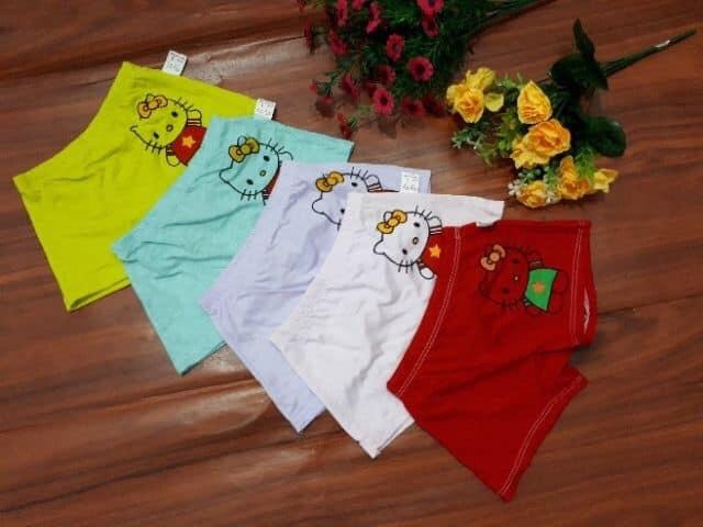 [HCM]Combo 5 quần lót bé gái size 4 từ 17-19kg