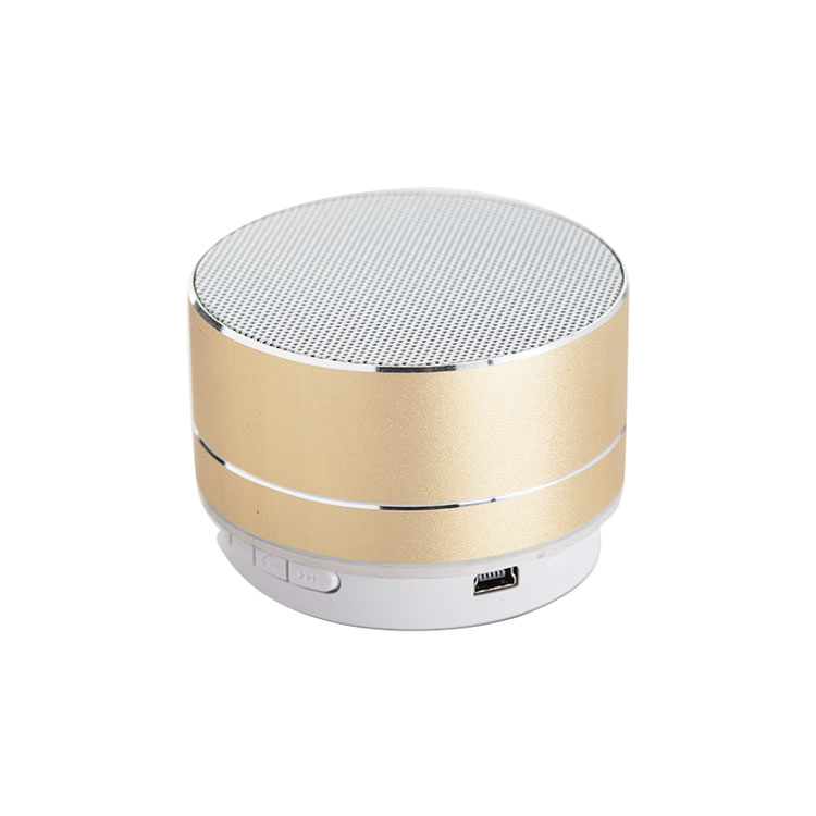 Loa Di Động Bluetooth Mini A10 Vỏ Nhôm Có Đèn LED