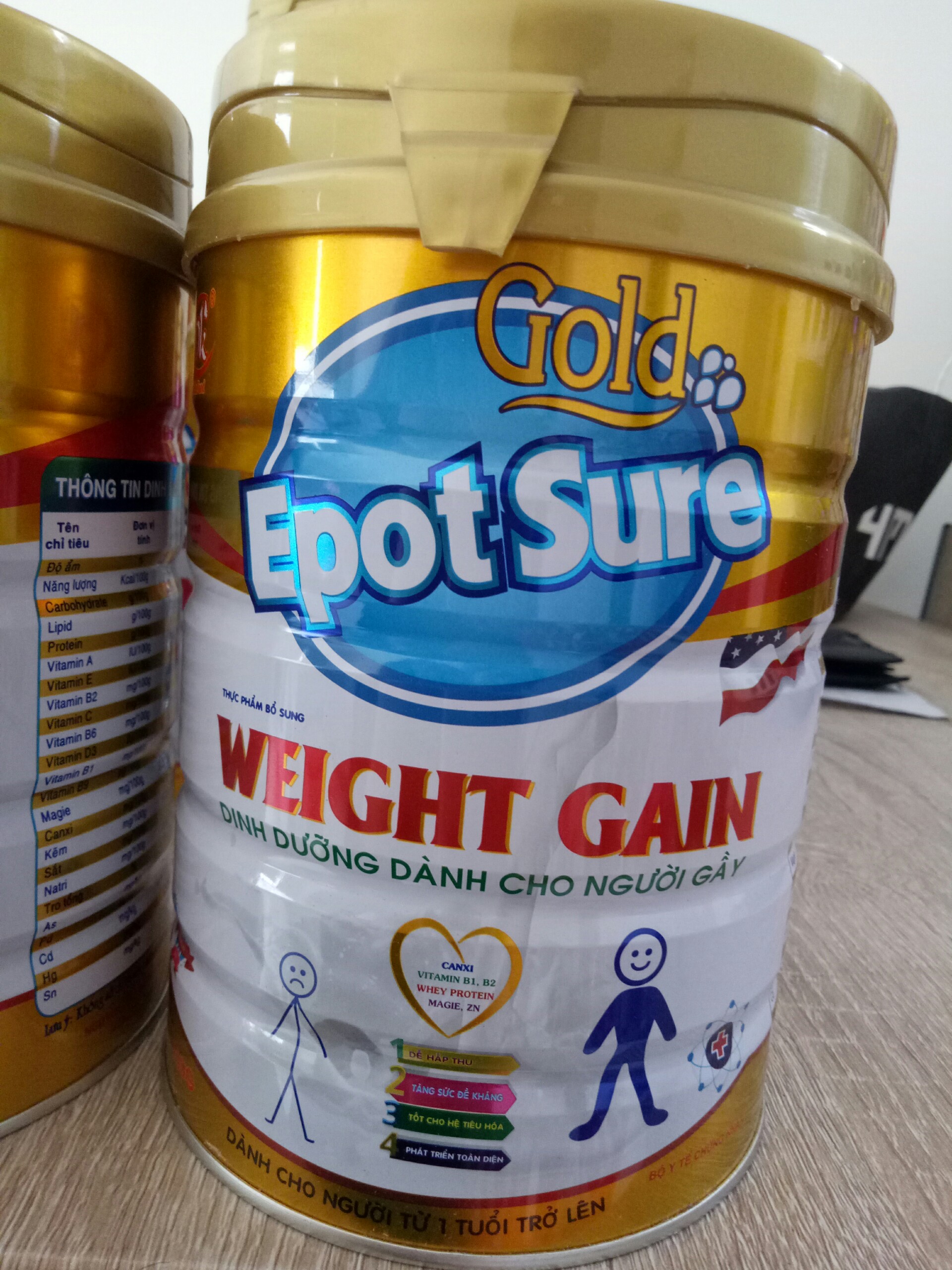Sữa dành cho người gầy Epotsure Weight gain 900g