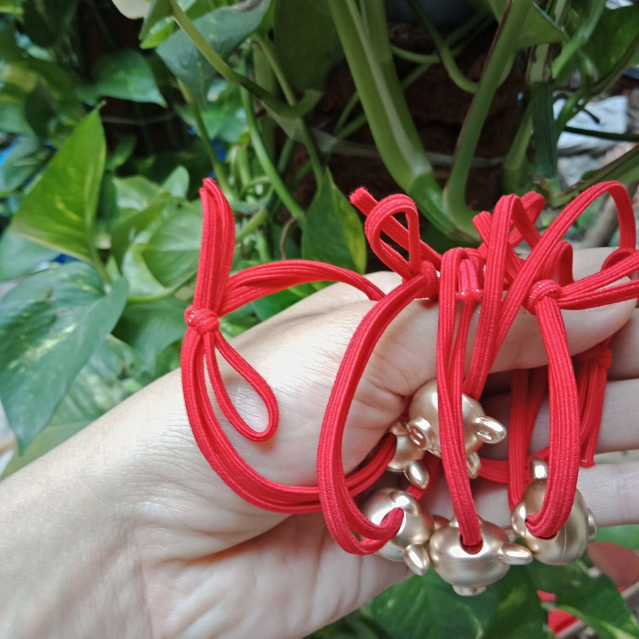 [HCM]Cột Tóc Cho Bé Hình Heo Dễ Thương