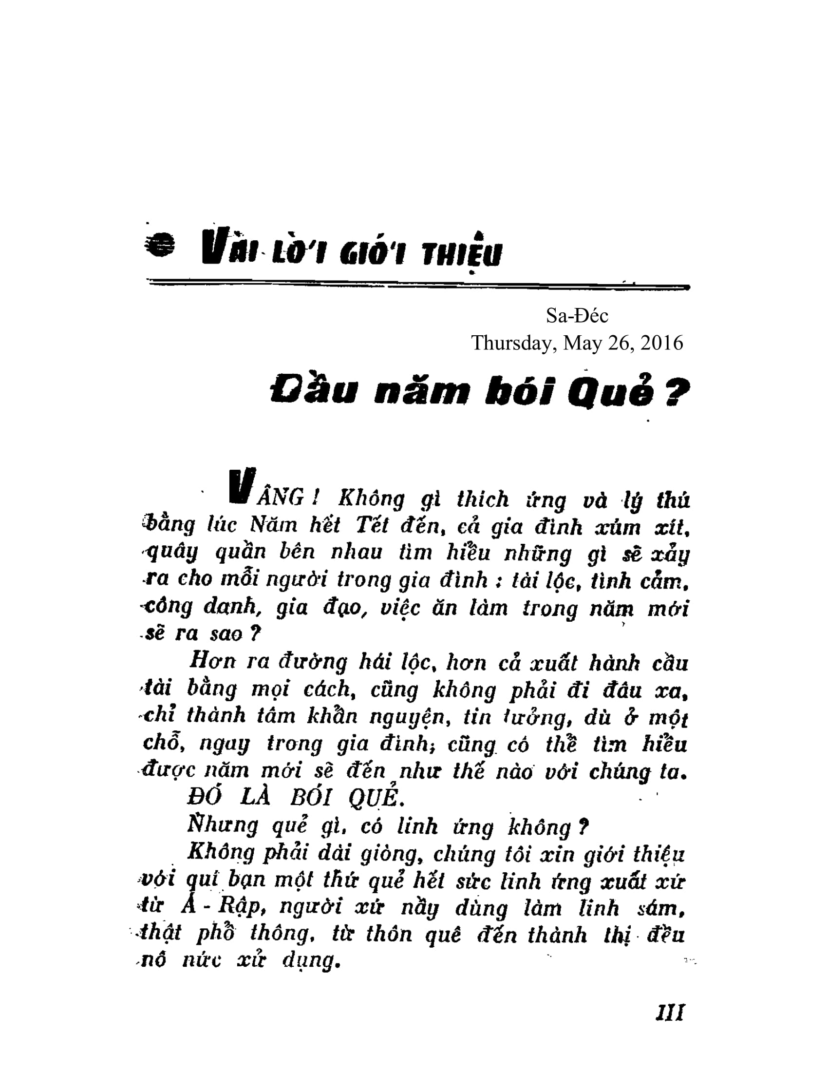 Sách Đầu Năm Bói Quẻ