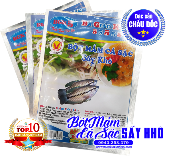 Bột mắm cá sặc sấy khô - Đặc sản Châu Đốc