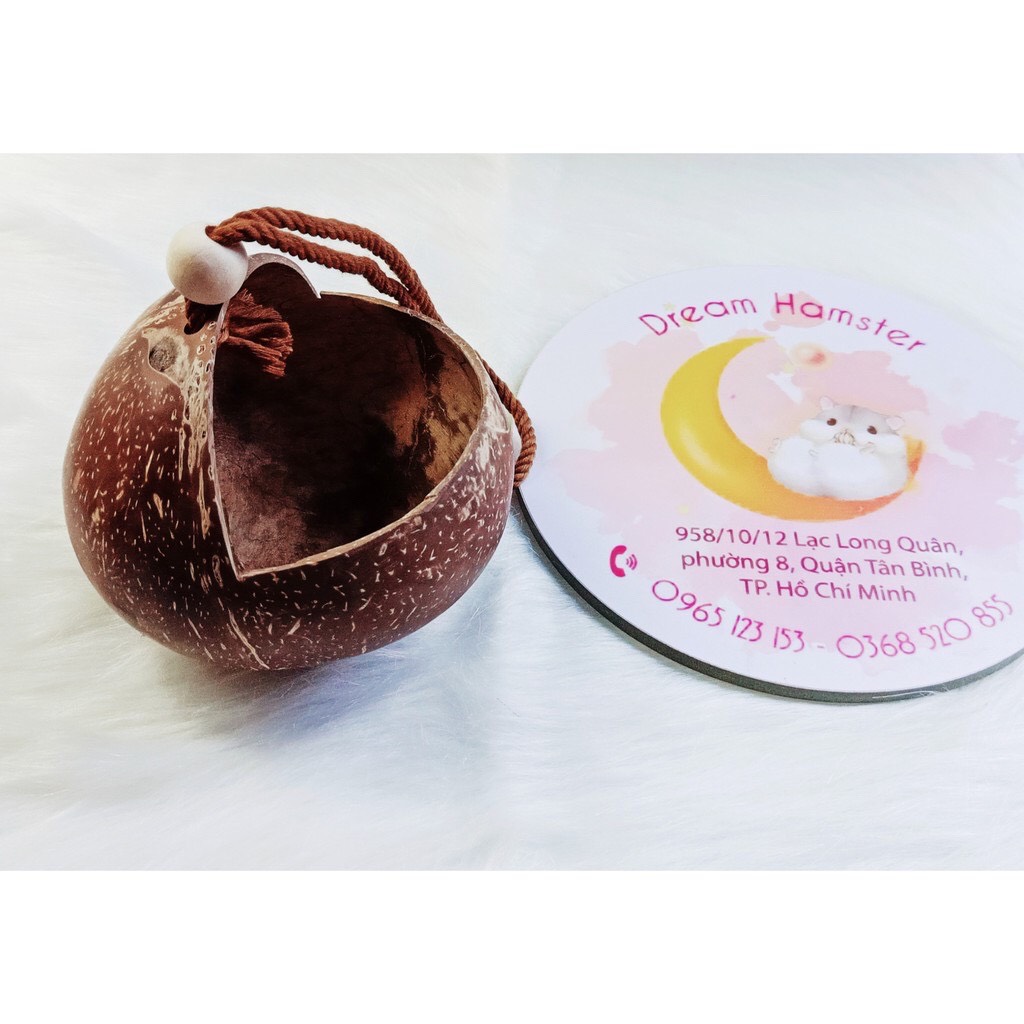 Nhà gáo dừa cho hamster, bọ, sóc...