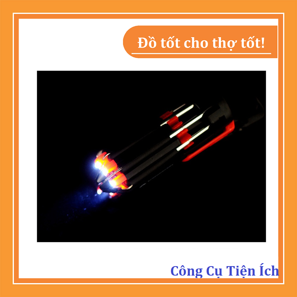 Bộ tô vít đa năng kiêm đèn pin siêu sáng (không bao gồm pin)