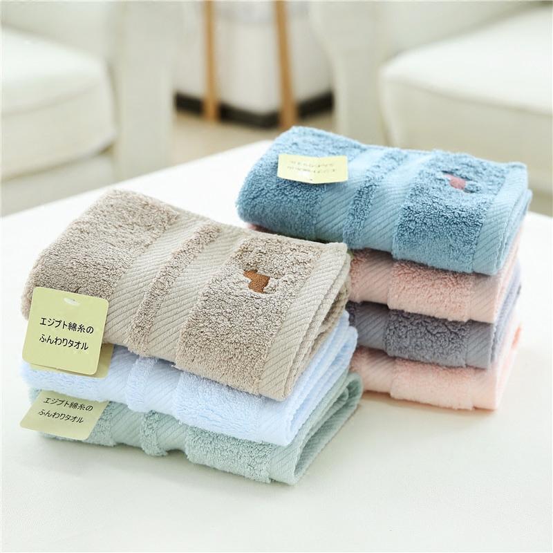 Khăn Nhỏ 100% Cotton Vài Đồng Bằng Đồ Gia Dụng Rửa Mặt Khăn Vuông Nhỏ Ai Cập Cotton Chất Lượng Cao Mềm Mại Dày Hút Nước Tinh Khiết