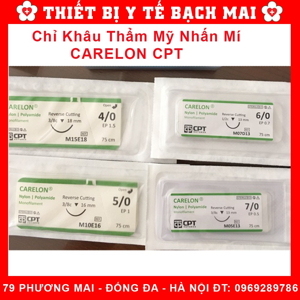 Chỉ Phẫu Thuật Thẩm Mỹ Nhấn Mí Carelon CPT 3/0