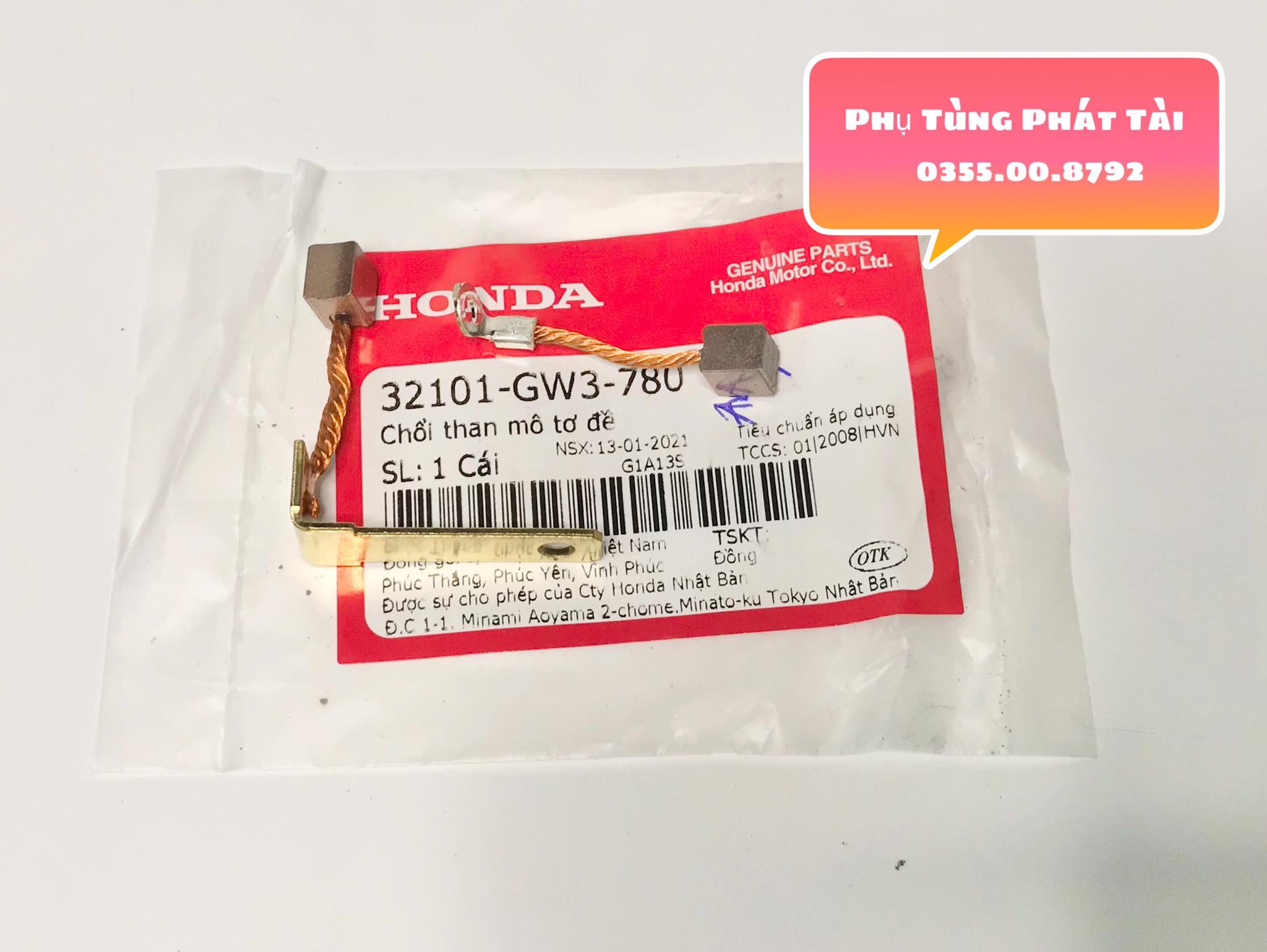 Than Đề Wave S110 - Blade - RSX - Wave A110 Chính Hãng Honda