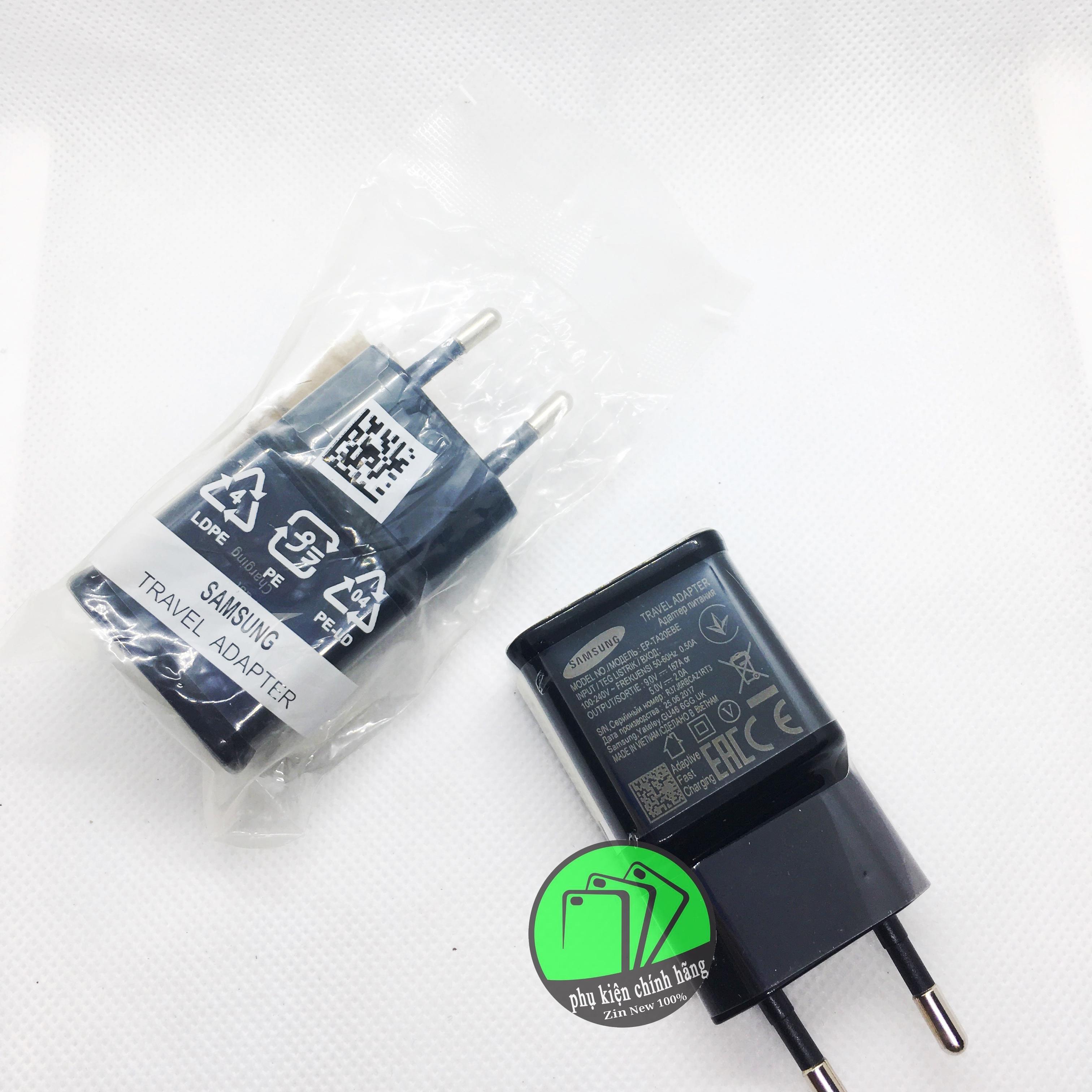 Bộ Sạc Nhanh Samsung (S8, S9, Note 8, Note 9, A50, A30, M20) 18W Type-C