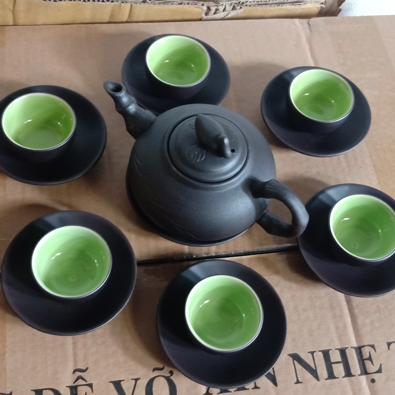 bộ ấm chén cao cấp bát tràng