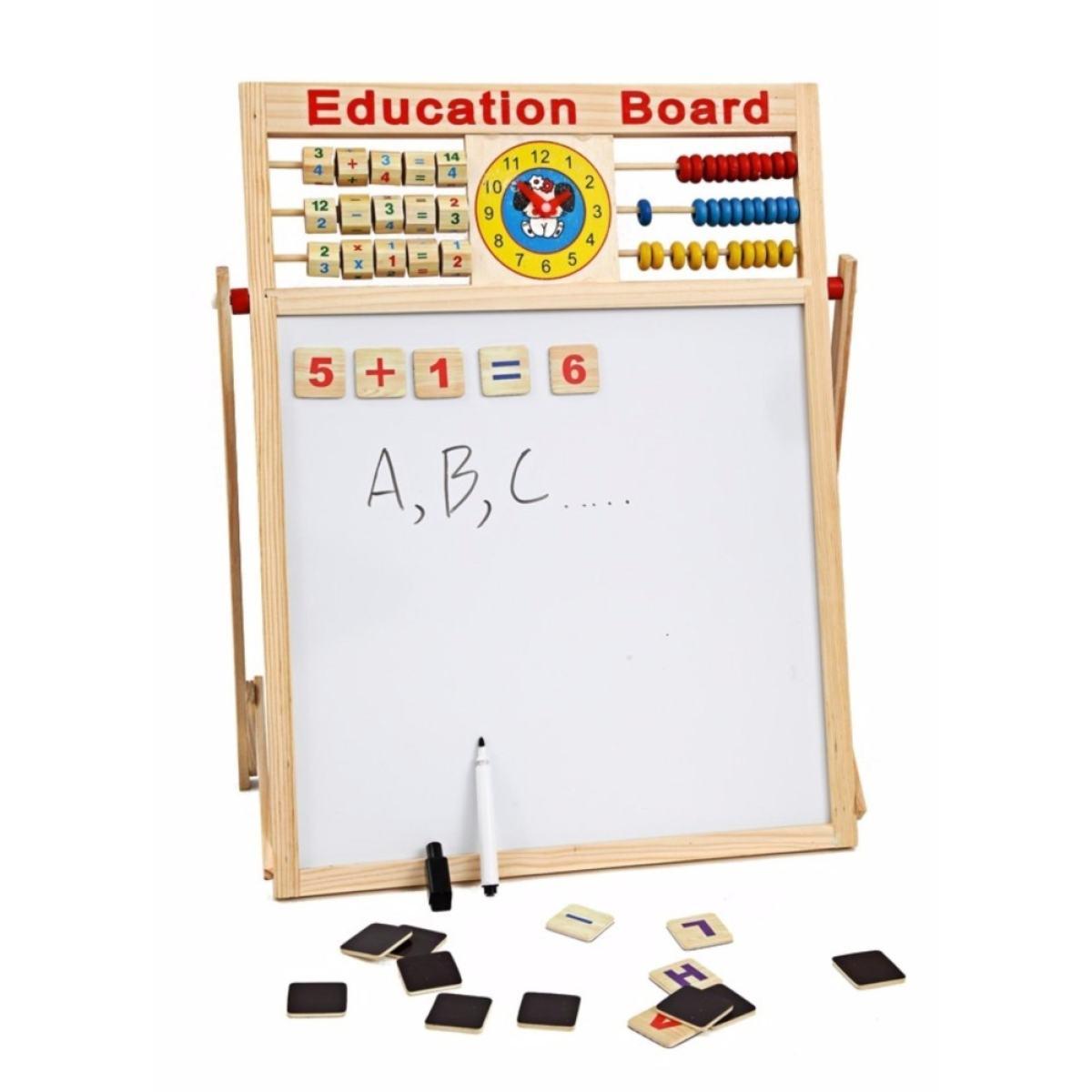 Bảng học chữ cái và số cho bé - Nam châm 2 mặt