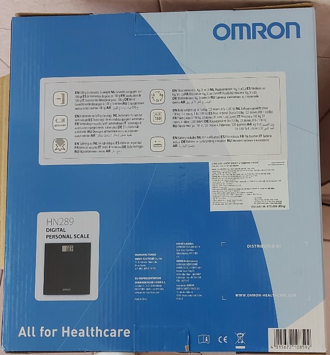 Cân sức khỏe Omron HN-289 Omron HN289 Cân sức khỏe điện tử Cân Điện tử Can