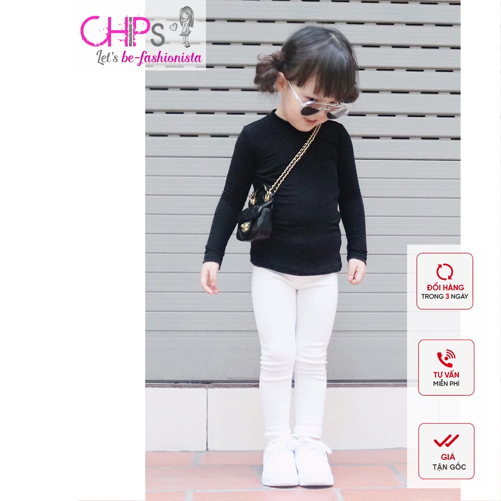 Quần Legging Dài Bé Gái Dáng Ôm Đẹp Cho Bé