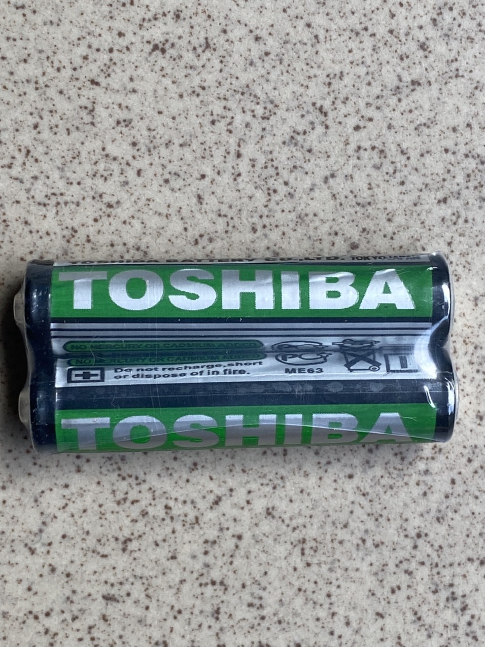 Cặp 2 viên pin AAA TOSHIBA 3A