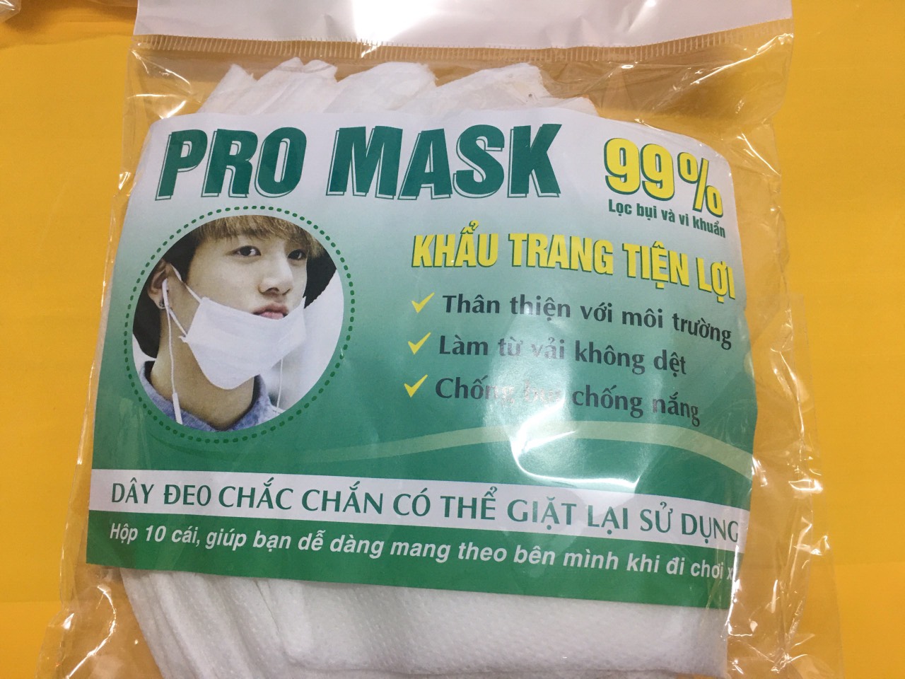 [HCM]KHẨU TRĂNG NANO VẢI KHÔNG DỆT COM BO 10 CÁI