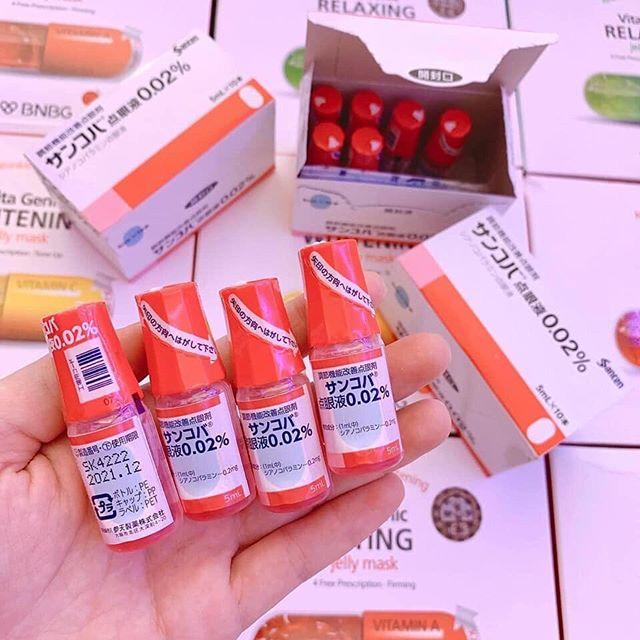 Dung Dịch Nhỏ Mắt Cận Sancoba Eye Drops 5ml Nhật Bản