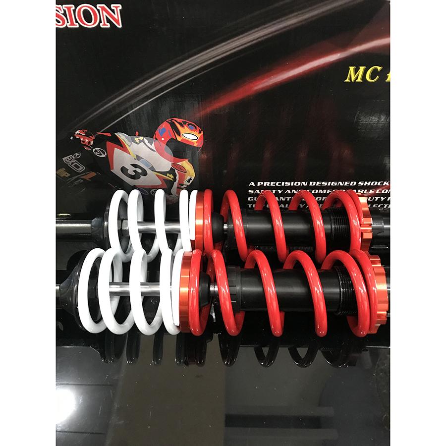 Phuộc 2 lò xo 2 tầng 280mm & 330mm MC Racing
