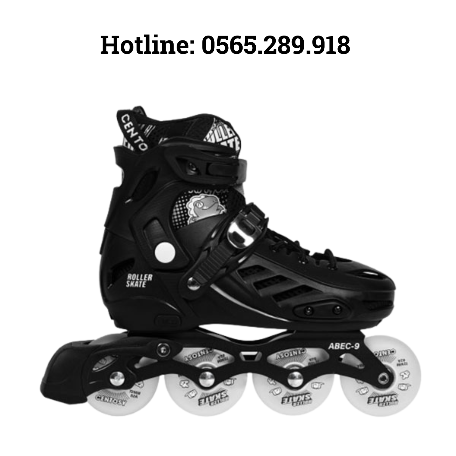 Giày Patin Trẻ Em Centosy T-rex 8 bánh phát sáng – (4 màu) Tặng kèm Mũ bảo hiểm thường + Bảo hộ cao cấp + Túi hút ẩm