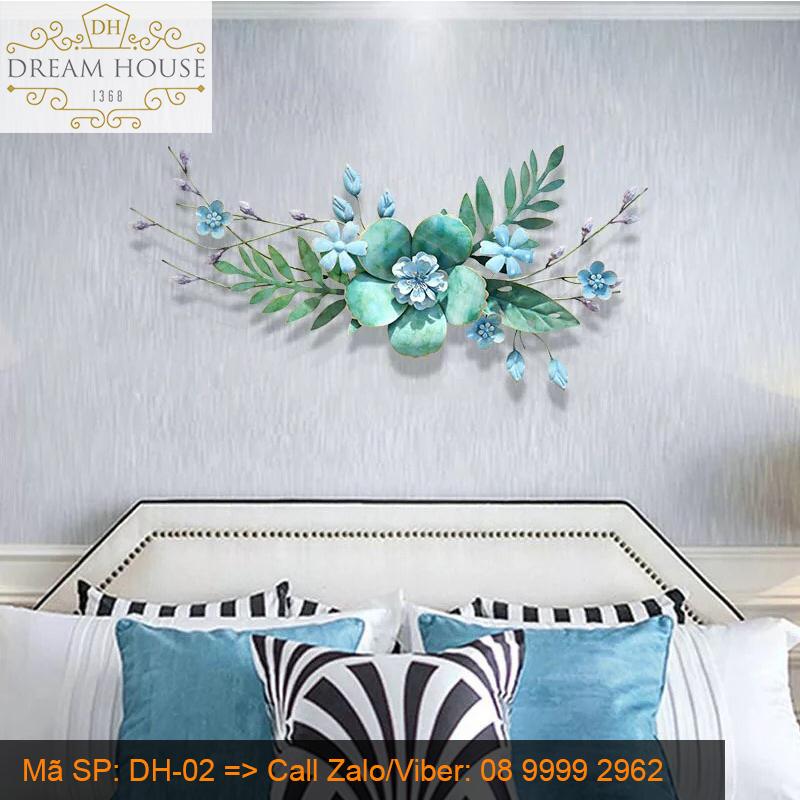 DECOR TRANH KIM LOẠI NGHỆ THUẬT HOA LAN TREO TƯỜNG DH-02