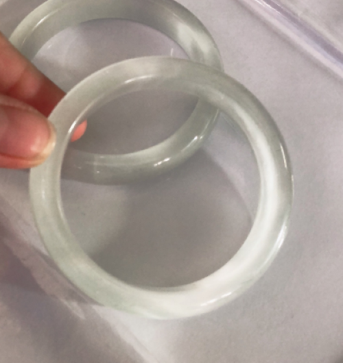 [HCM]{ SIÊU HOT } Vòng tay đá Mắt mèo trắng tuyệt đẹp- đủ ni - đủ side- hình thực tế 100%bao tư vấn