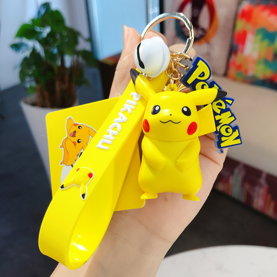 Móc khóa Pokemon móc khóa Pikachu dễ thương móc khóa chi bi hoạt hình