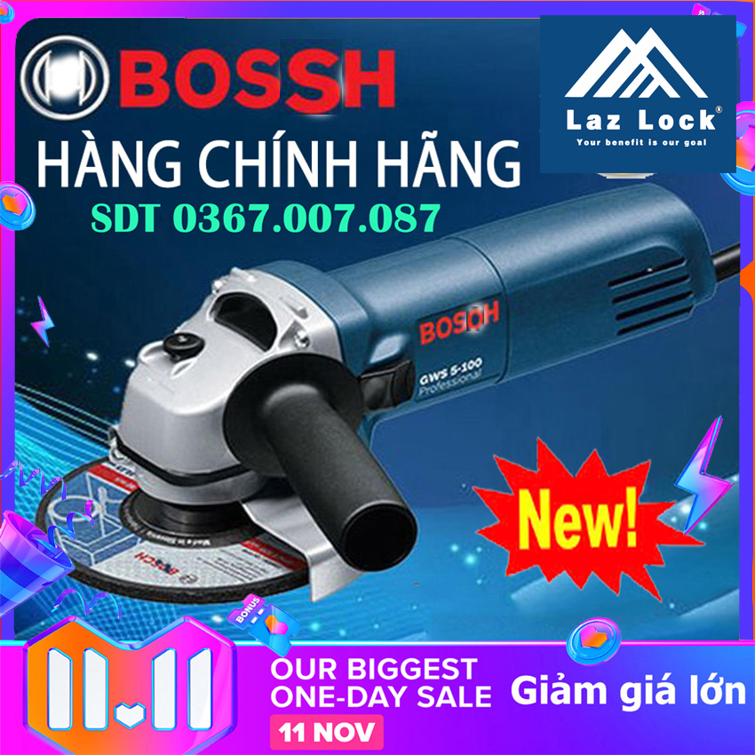 Máy mài góc gws 6-100 - máy mài cầm tay - máy cắt cầm tay bảo hành 12 tháng 1 đổi 1 trong 7 ngày đầu