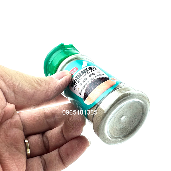 Lọ bột tiêu đen 40g