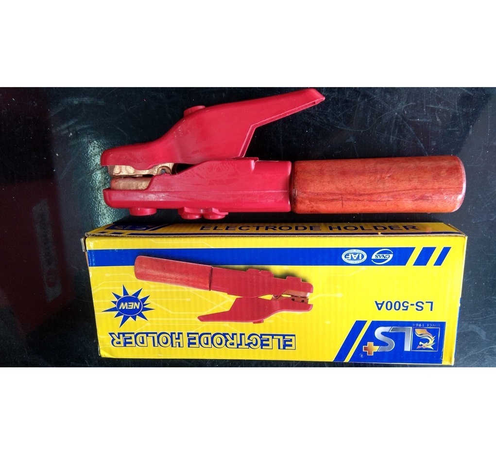 Kìm kẹp que hàn 500A cán gỗ LS loại tốt