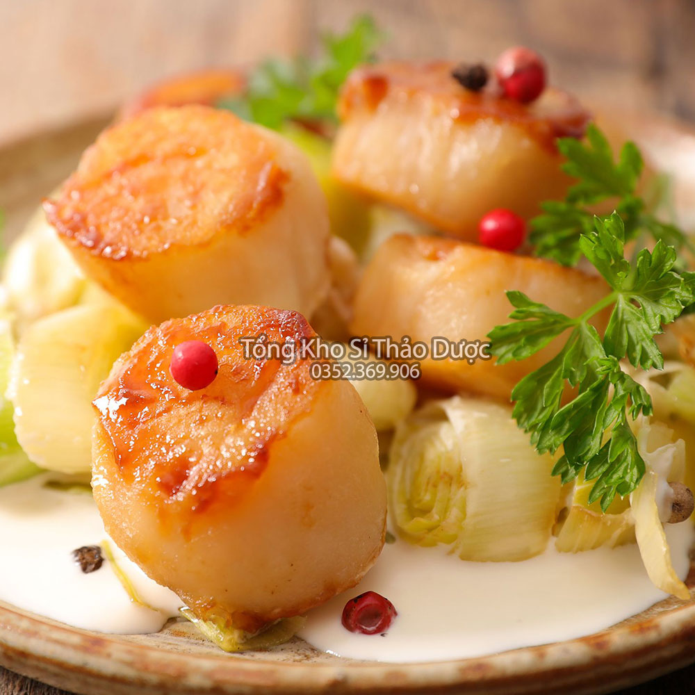 Cồi sò điệp khô Phan Thiết 1kg (Cồi dày, giòn, thơm ngon bổ dưỡng)