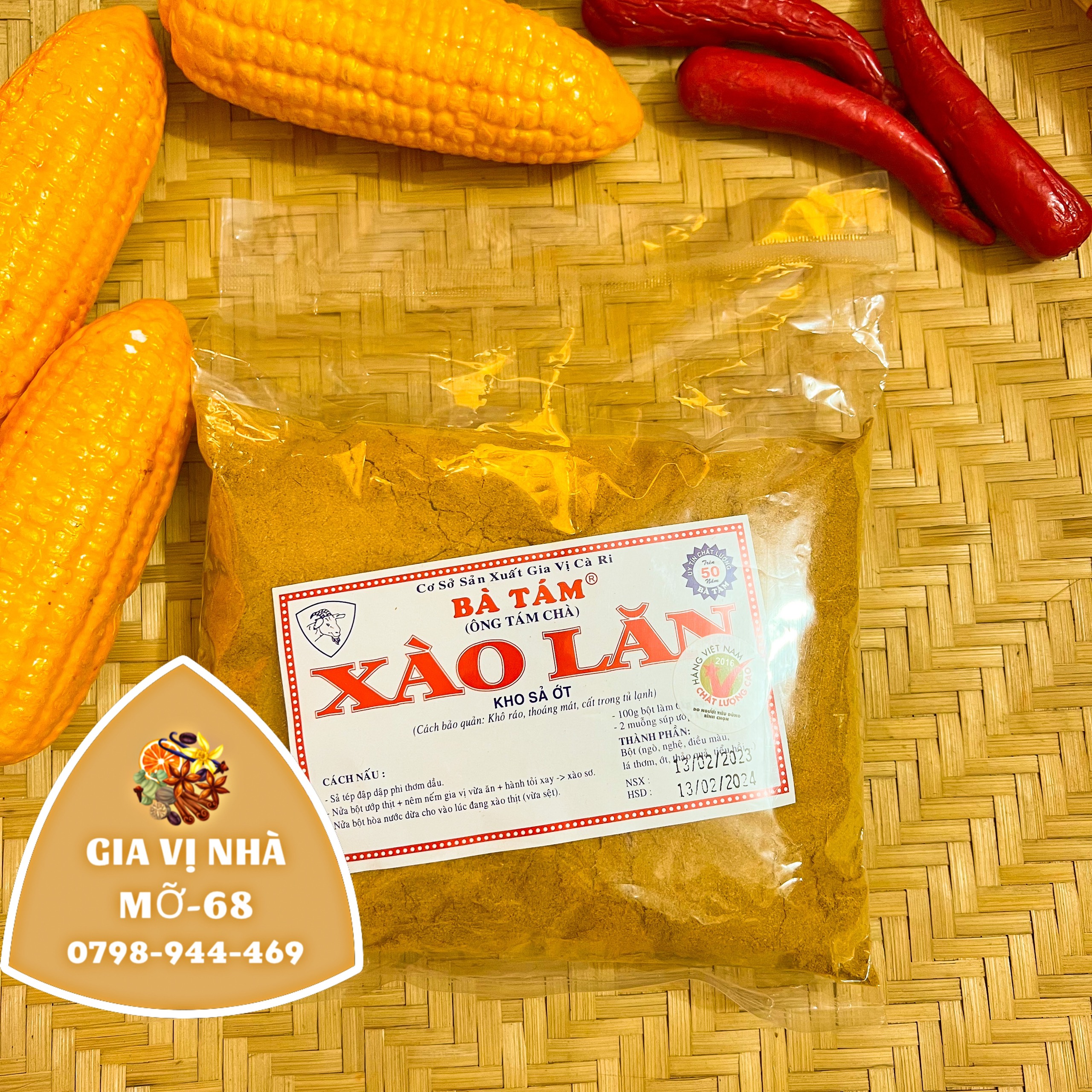 Bột gia vị xào lăn hiệu bà tám - gói 500gr