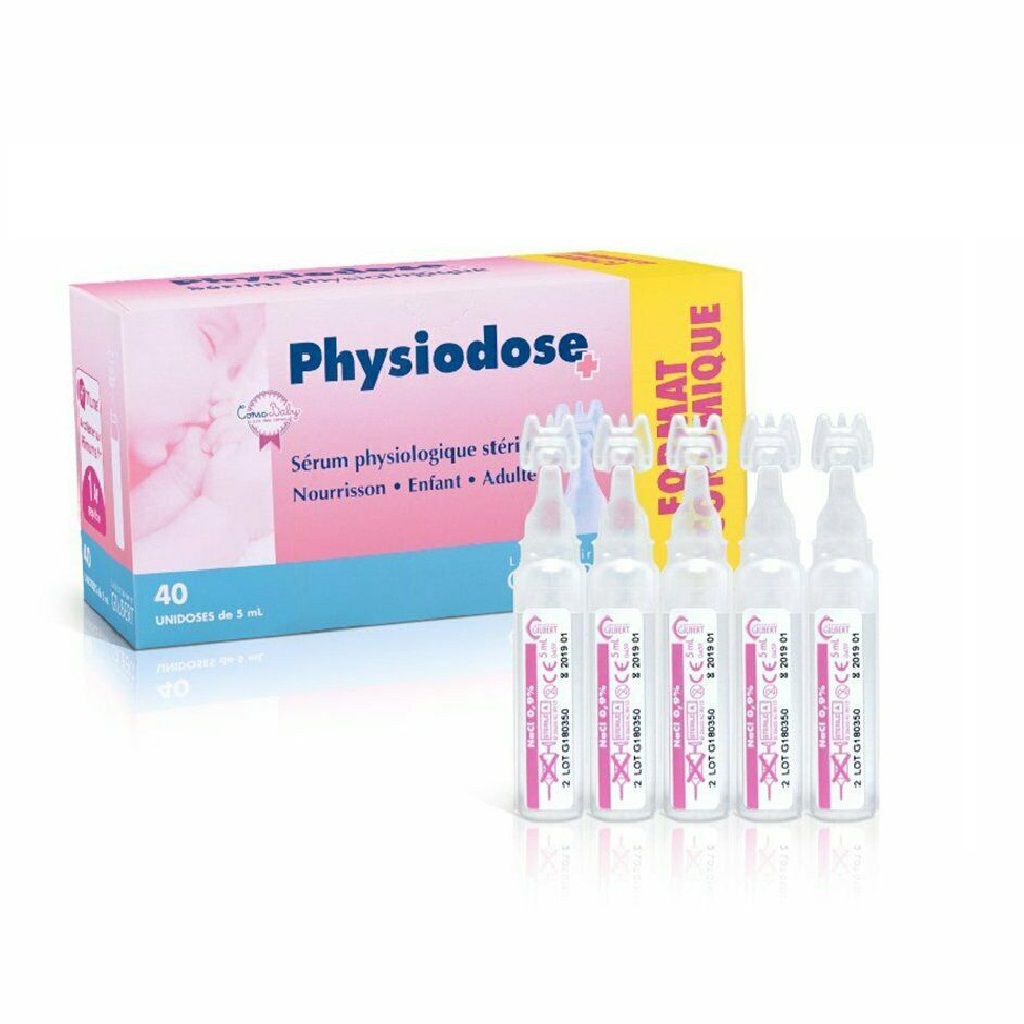 Nước muối sinh lý cho bé Physiodose Pháp