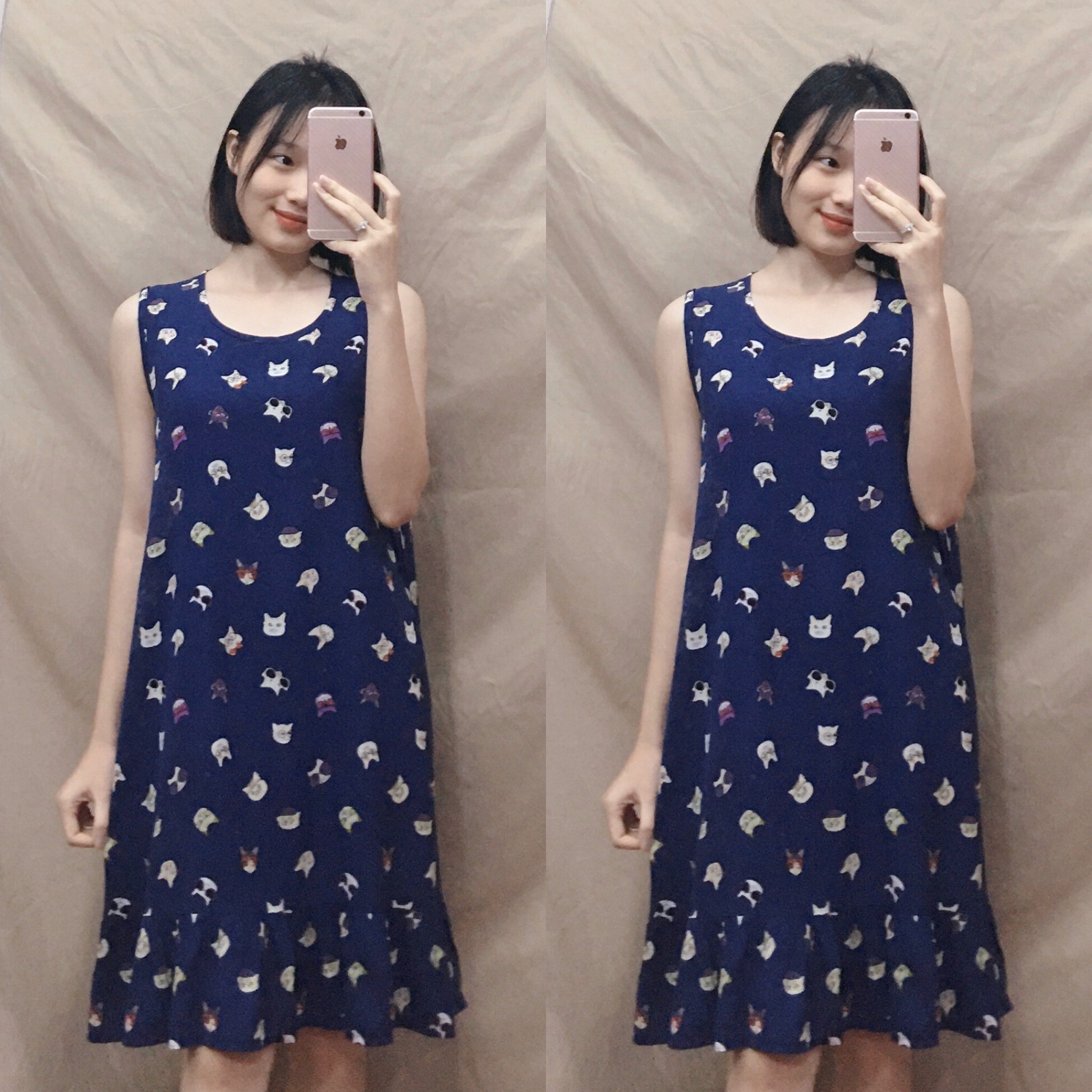 Váy bầu lanh mặc nhà bầu và thời trang