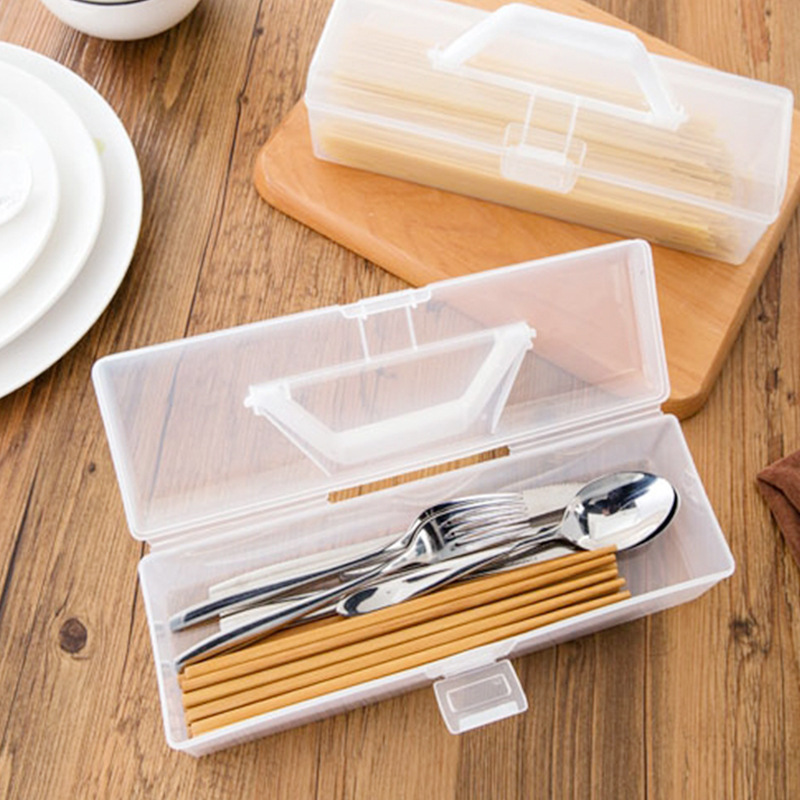Đũa Cầm Tay Nhà Bếp Bộ Đồ Ăn Hộp Đựng Thức Ăn Mì Spaghetti Có Nắp