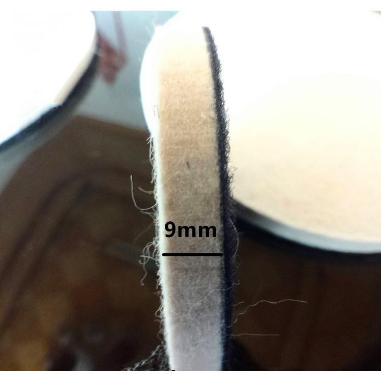 Bộ 2 pad nỉ đánh bóng kính 4 inch