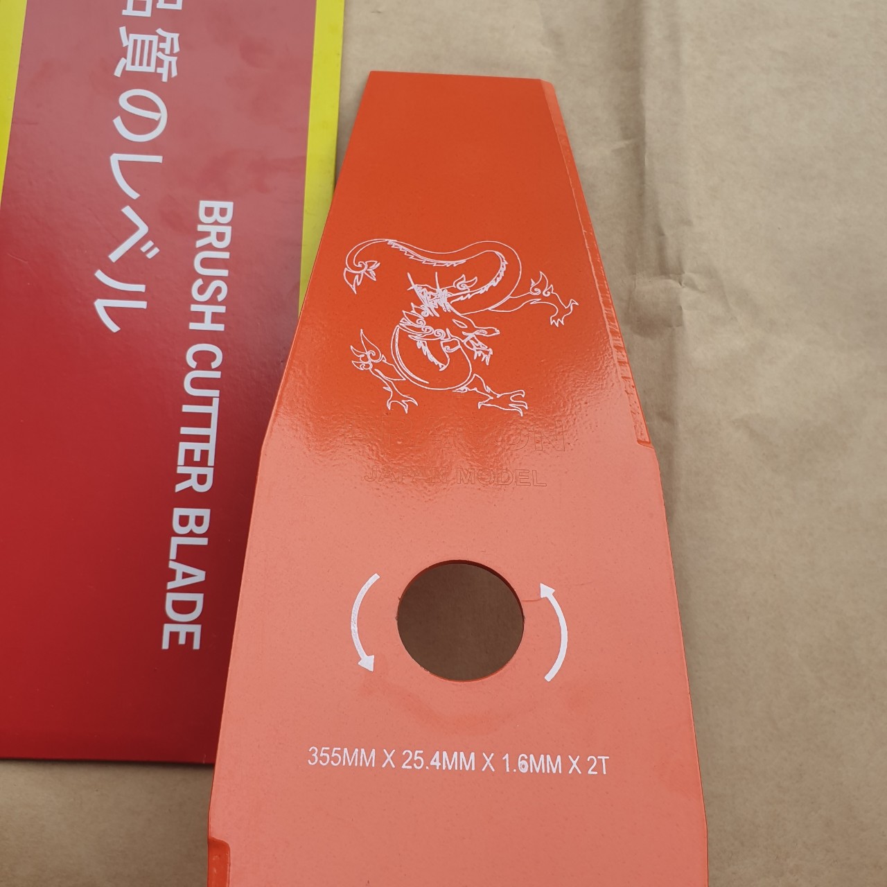 lưỡi cắt cỏ vát dragon dài 35cm, dày 1.6mm