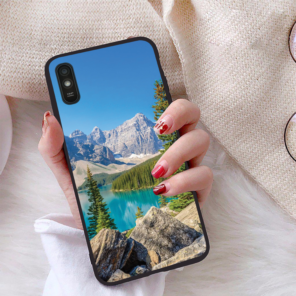 [HCM]Ốp lưng iCase dành cho Xiaomi Redmi 9A viền dẻo TPU BST Thiên Nhiên Hùng Vĩ