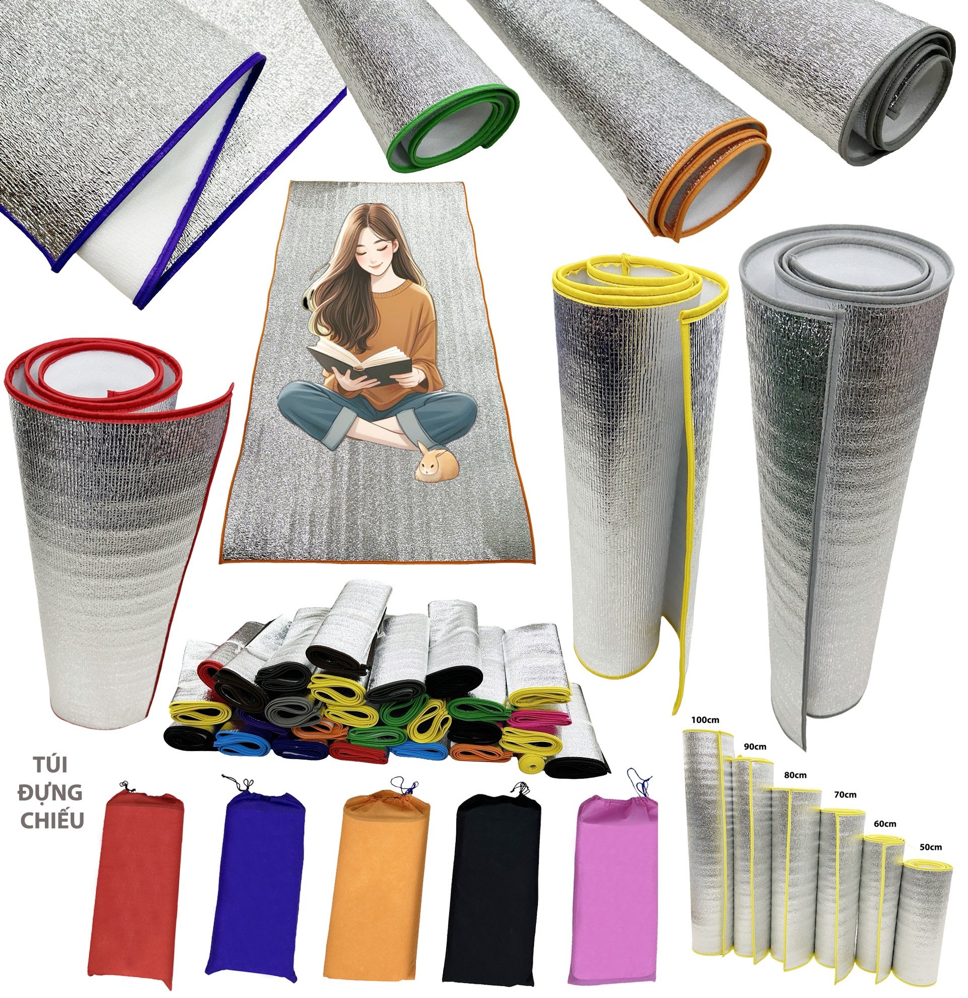 [ Kho chiếu sỉ ] Chiếu ngủ văn phòng - chiếu bạc êm ái [ loại dày 3.5ly] - Chọn loại