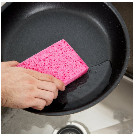 Miếng sponge bọt biển màu hồng 3M A21 Scotch Brite (2 miếng/Gói)