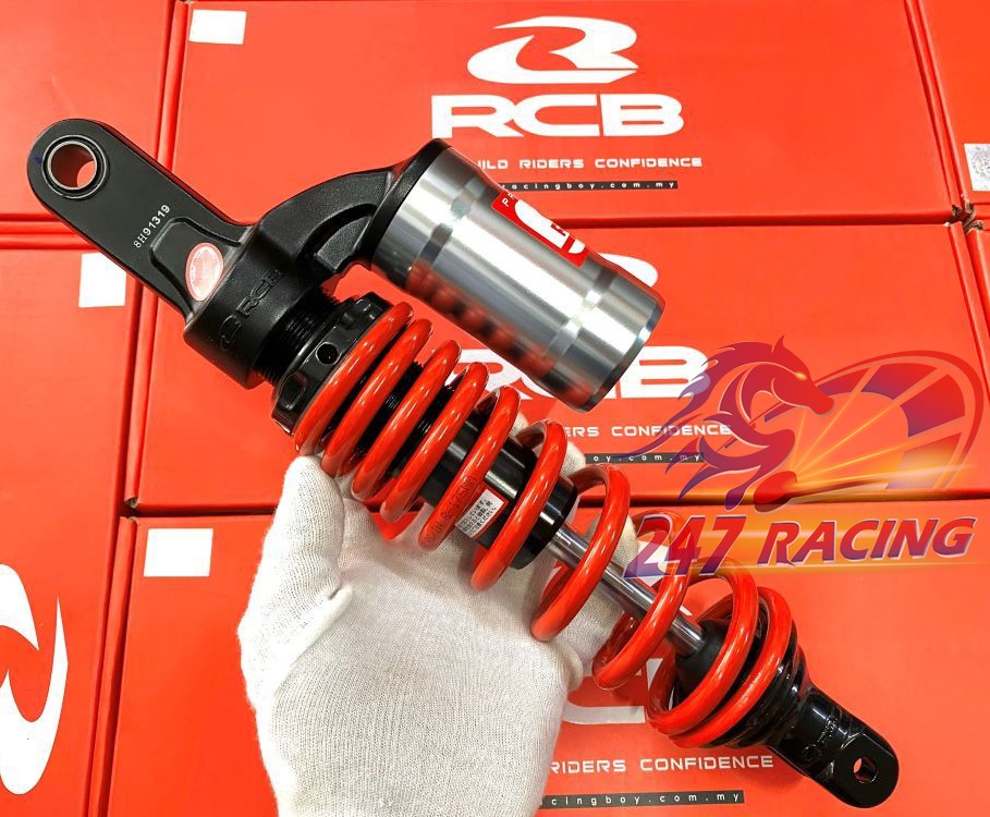 Phuộc Vario,Vision mẫu RCB MB-2 bình dầu chính hãng Siêu Rẻ màu Đỏ